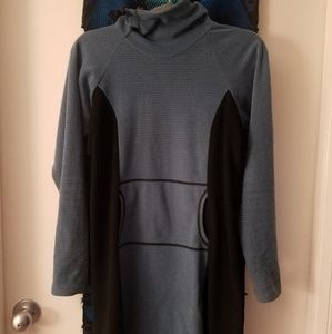 Women's melanzana micro grid dress